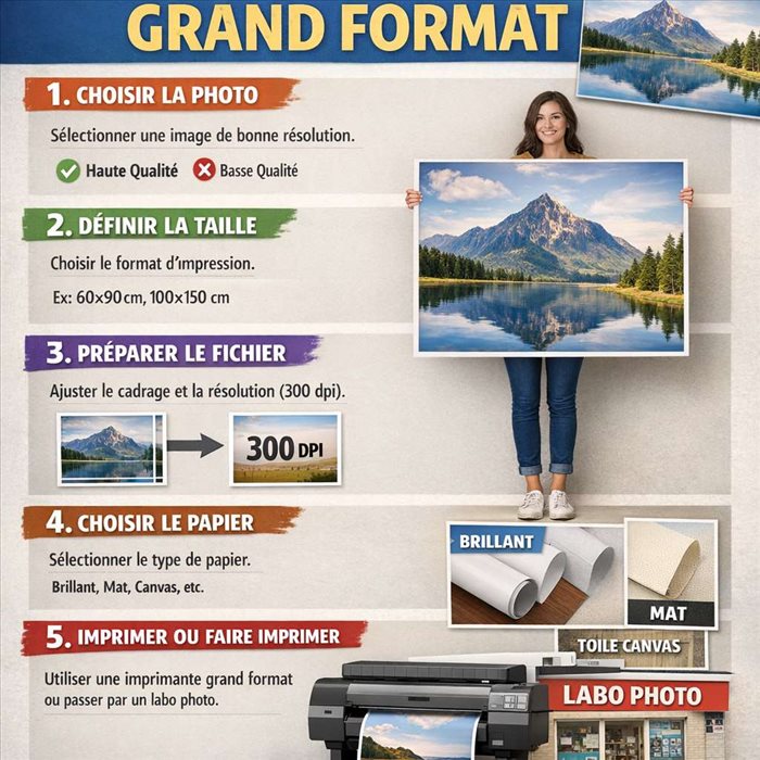 Comment imprimer ses photos en grand format ?