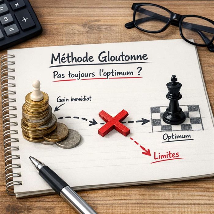 Pourquoi la méthode gloutonne ne donne pas toujours l’optimum ?