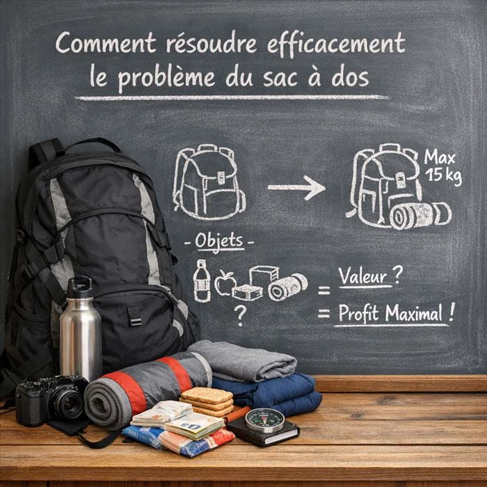 Résoudre le problème du sac à dos efficacement : méthodes clés