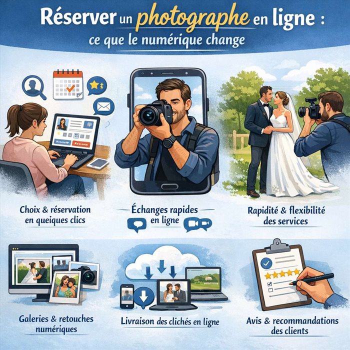 Réserver un photographe en ligne : ce que le numérique change